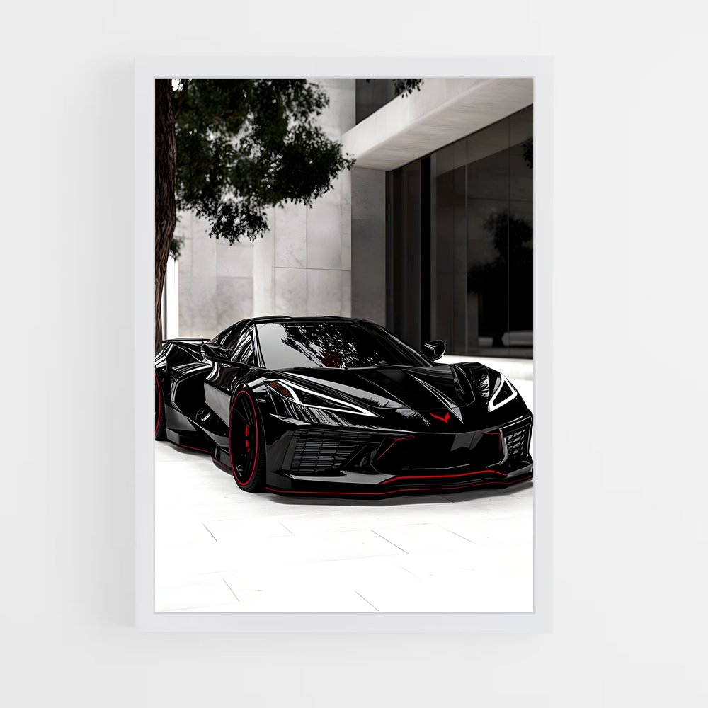 Poster Stingray Nocturne – affiche Chevrolet (vue 3)